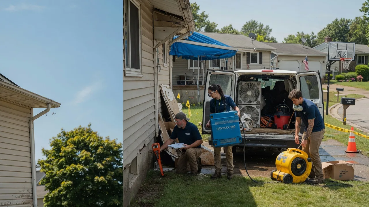 Ceiling Leak Cleanup in Celina, OH near me